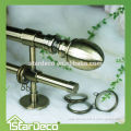Plated coating iron curtain rod,double metal curtain rod